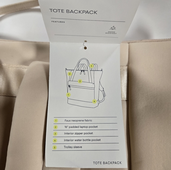 All In Motion Tote Backpack Cream - Picture 4 of 7